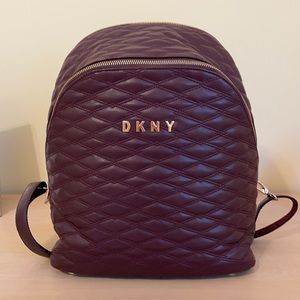 DKNY backpack in wine color